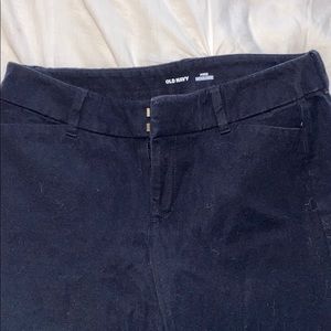 black old navy ankle work pants